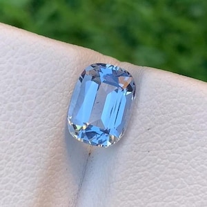 Santa Maria Aquamarine Gemstone: Step Cushion Cut, 1.60 Carat