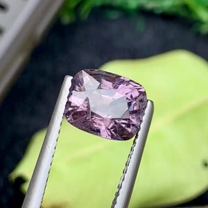 2.20 Carat Light Purple Burma Spinel Cushion Cut Gemstone