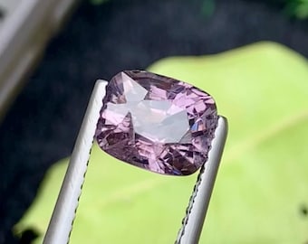 2.20 Carat Light Purple Burma Spinel Cushion Cut Gemstone
