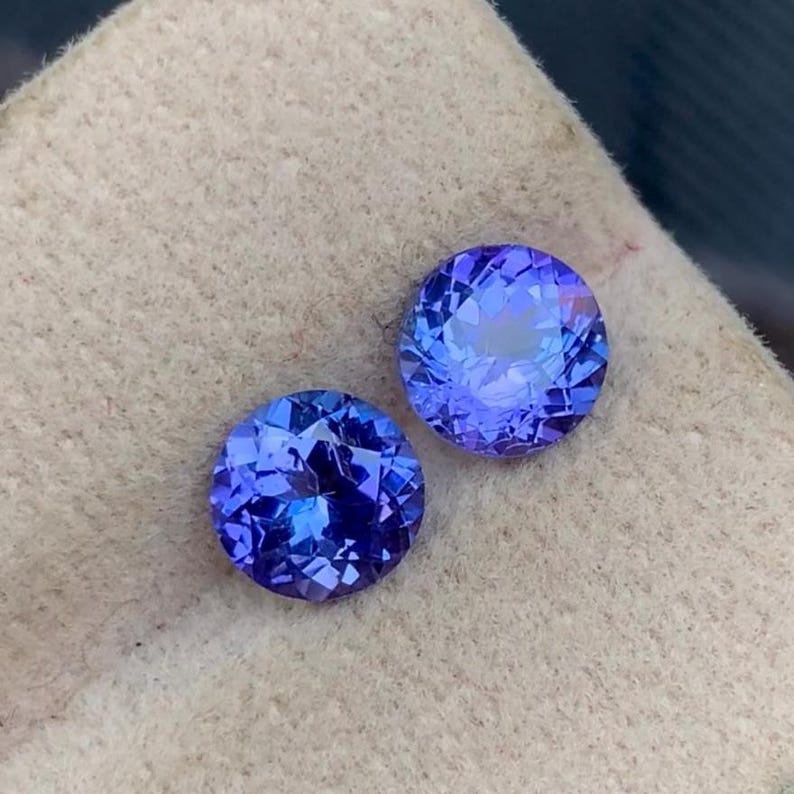 Gorgeous Tanzanite Pair