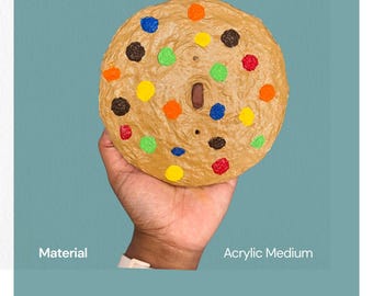 Handmade Cookie Light Switch Cover | Fun Snack-Inspired Home Decor | Quirky Wall Plate