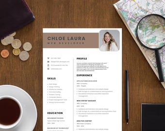 ATS Resume Template Word | Modern CV Design