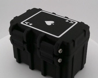 Rugged Playing Card Box / Case holds 2 decks