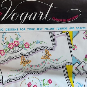 1950s Vintage Vogart Embroidery Transfer 660 Uncut