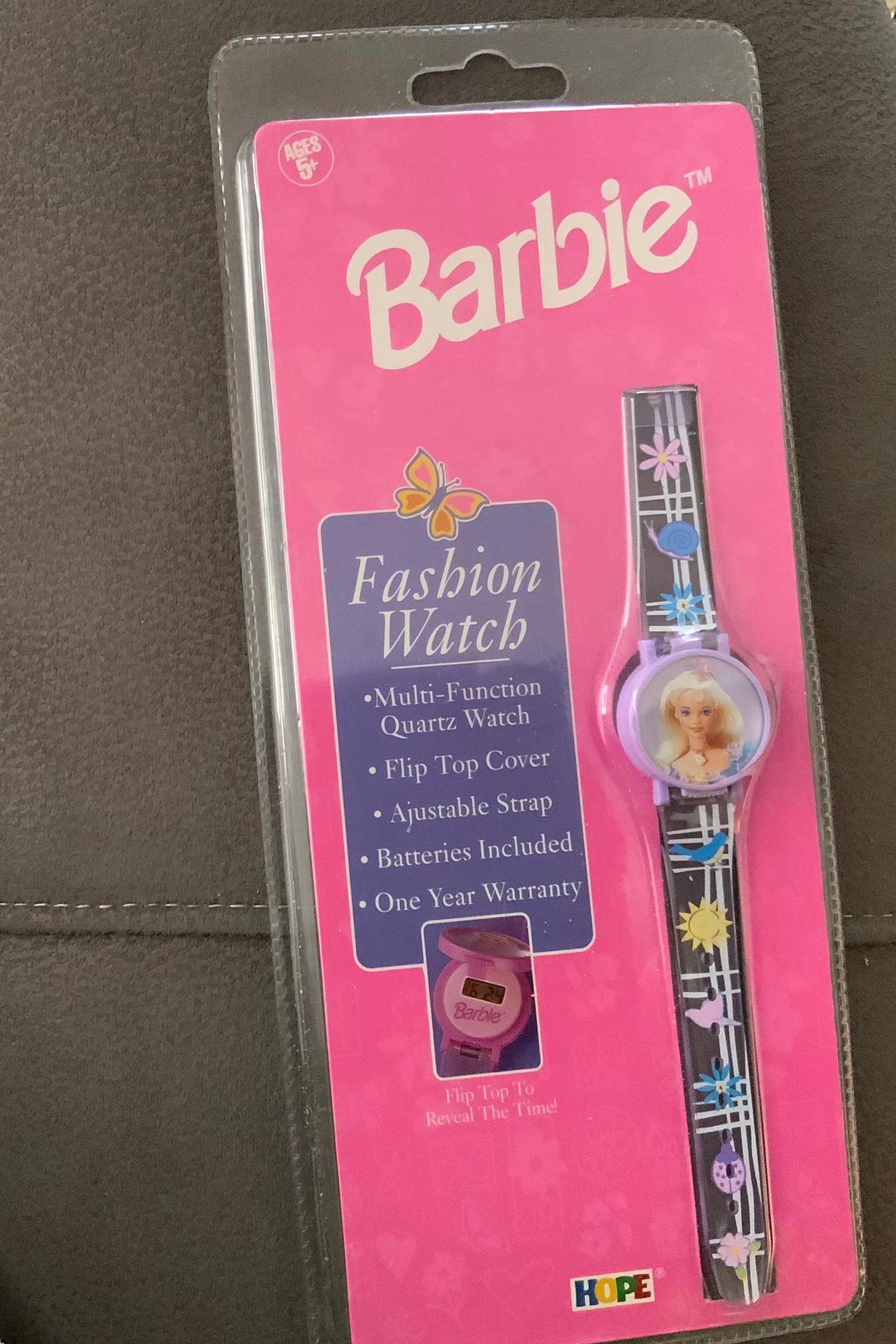 Barbie Collection Vintage Watch Set,. worn once.. Needs battery Barbie Watch With Case - Etsy main image 2