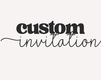 Custom Party Invitation Design | Personalized Canva Invitation | Custom Birthday Invite | Editable Canva Template