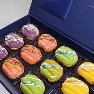 Cookie Gift Box Oreshki | Cookie Snack Box | 4 Flavors Handmade Filled Shortbread | Corporate Gifts