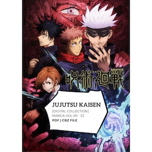 Jujutsu Kaisen Manga | Volume 00-22 | Digital CBZ | English | Akutami Gege | ComicBook Gift Set | Manga