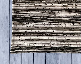 Birch Trees Standard Pillowcase - 20"x30" - 100% cotton - gorgeous modern fabric