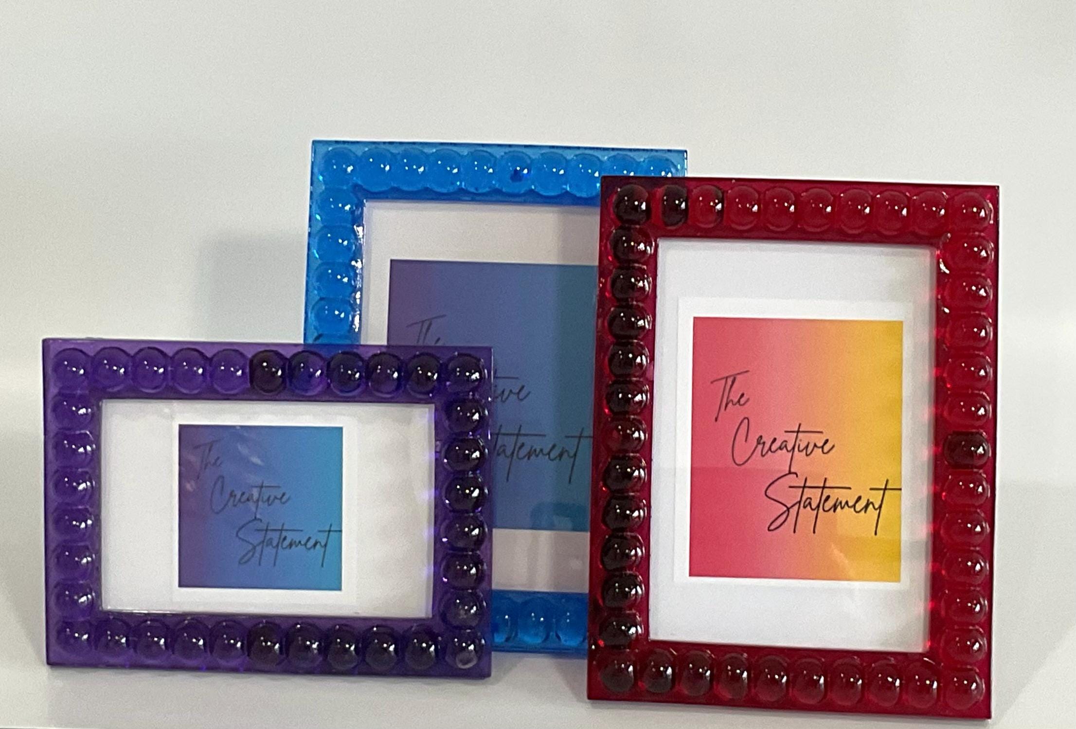 Personalized Color Photo Frame, Modern Home Decor, Gallery Wall - Etsy