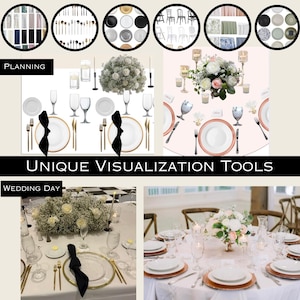 Printable Wedding Planner Template: Spreadsheet tools, Seating Chart, and more (Digital Download) image 4