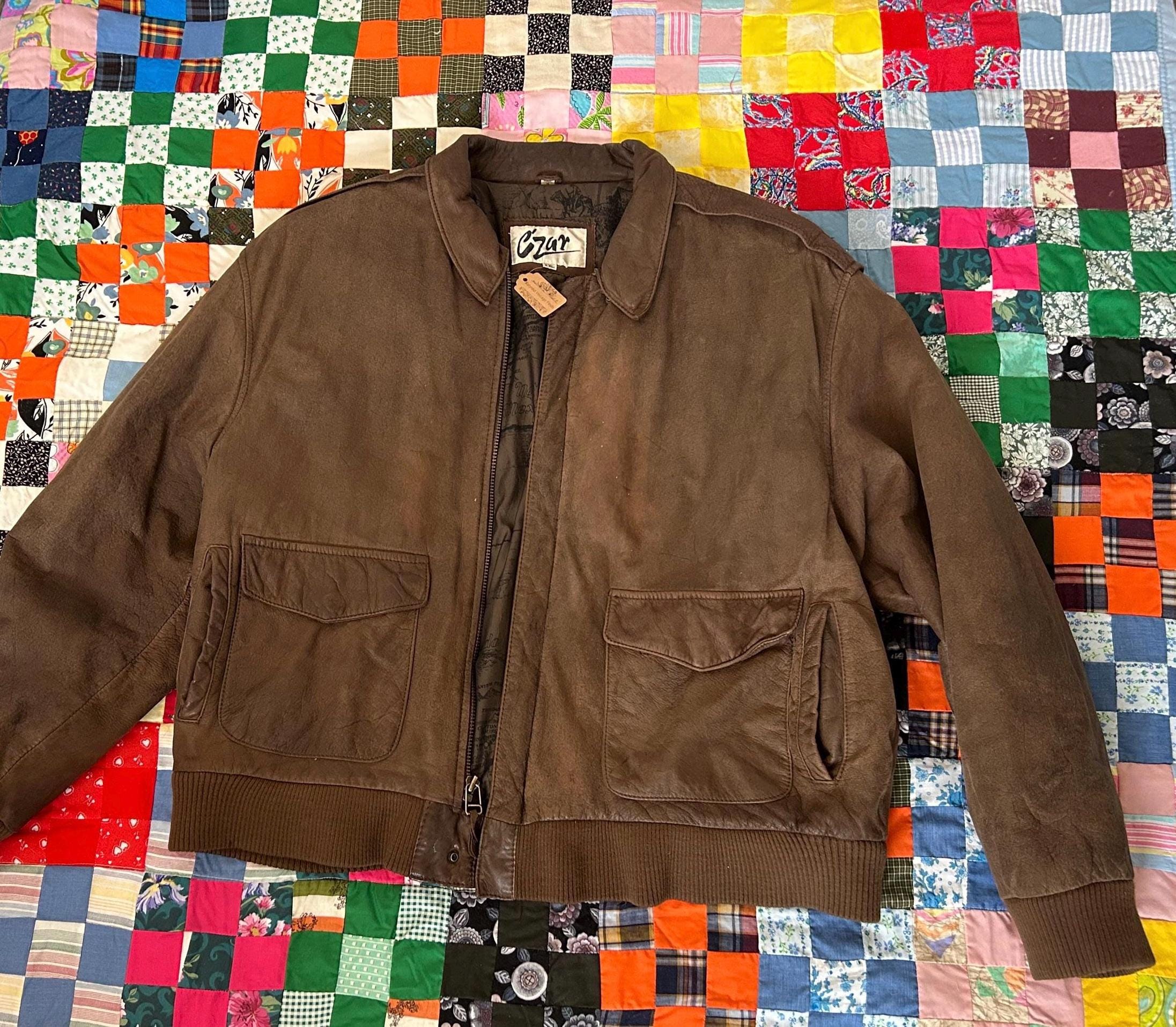 Vintage Mexican Leather Jacket - Etsy Australia