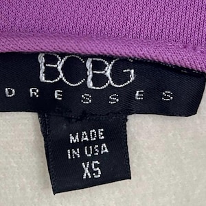 Vintage BCBG Lila Carrie Bradshaw Klänning bild 6
