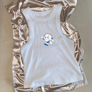 Los Angeles Baseball Print - Women&#39;s Micro Rib Tank Top