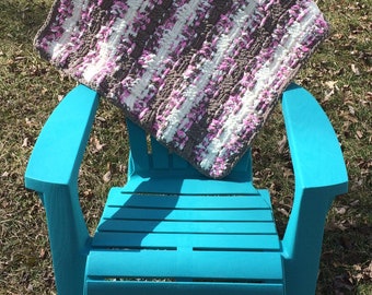 Crocheted Basket Weave Baby/Lap Blanket