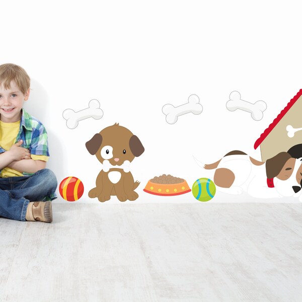 Dogs Wall Decals Etsy