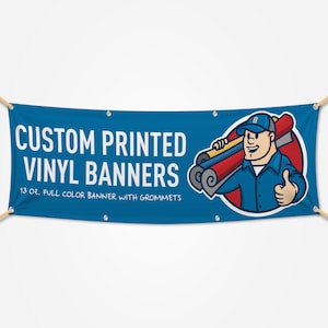 Custom Printed Banner, Personalized Banner, Happy Birthday Banner, Business Logo Banner, Retirement Banner, Backdrop Banner, Printed Banner