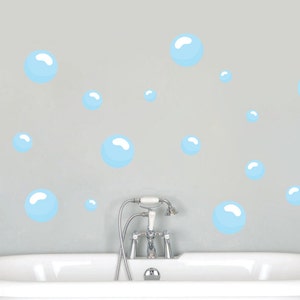 Bubbles Decal - Fabric Reusable Bubble Decals - Bubble Decals - Fabric Bubble Decals - Vinyl Wall Decal Bubbles - Vinyl Decal