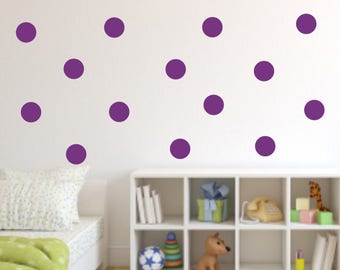 Polka Dot Wall Decals, Confetti Wall Stickers, Circle Vinyl Stickers, Dots Vinyl Wall Decals, Nursery Polka Dot Decals, Kids Room Decals