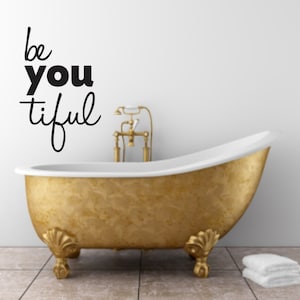 Wall Sticker citation - Beautiful Wall Decal - beau vinyle Wall Decal - inspiration vinyle autocollant - être vous Tiful Wall Decal - être-vous-tiful