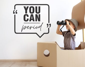 You Can Do It Wall Decal, Motivational Wall Quotes, You Can, Believe in Yourself