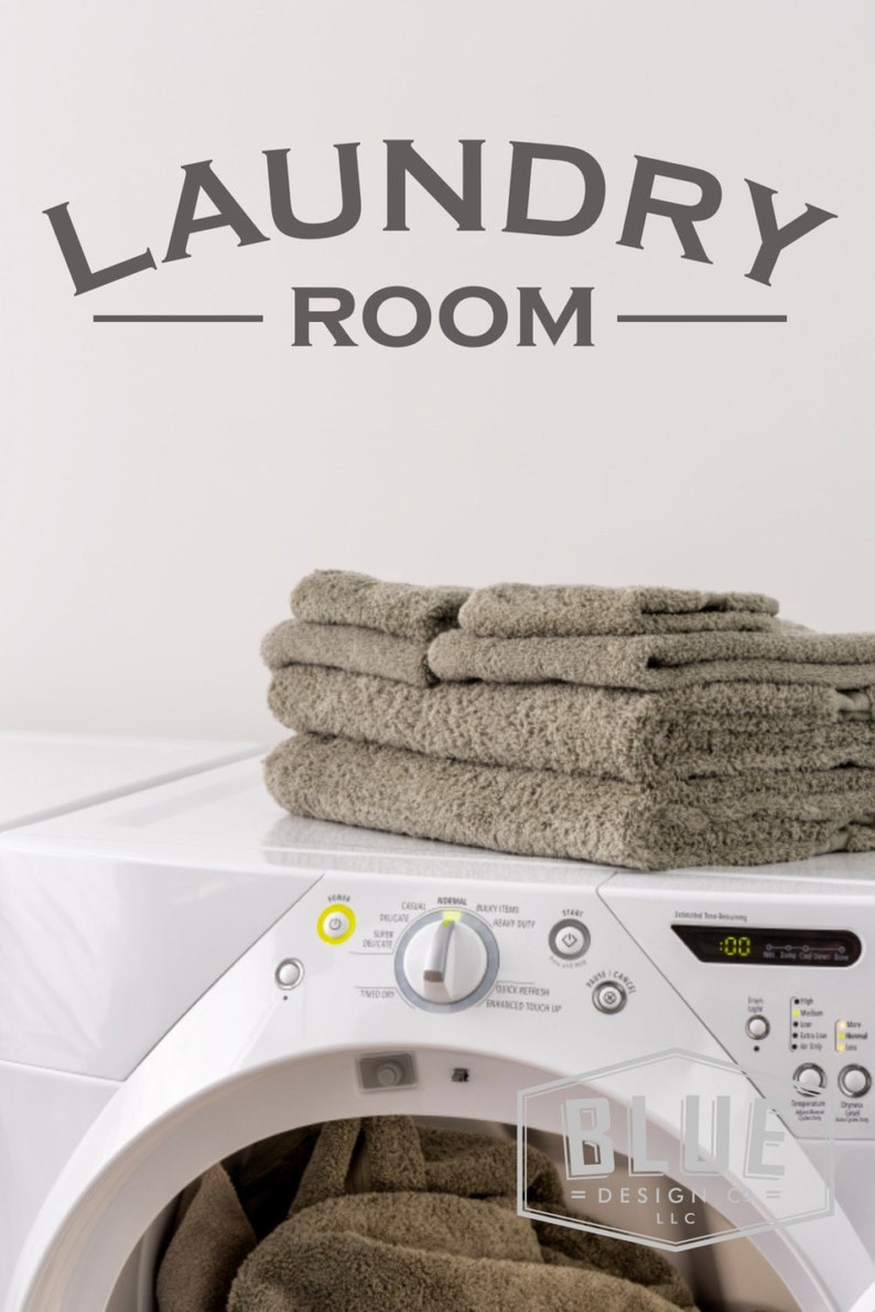 Laundry Room Vinyl Wall Decal Laundry Room Decor Laundry Etsy UK