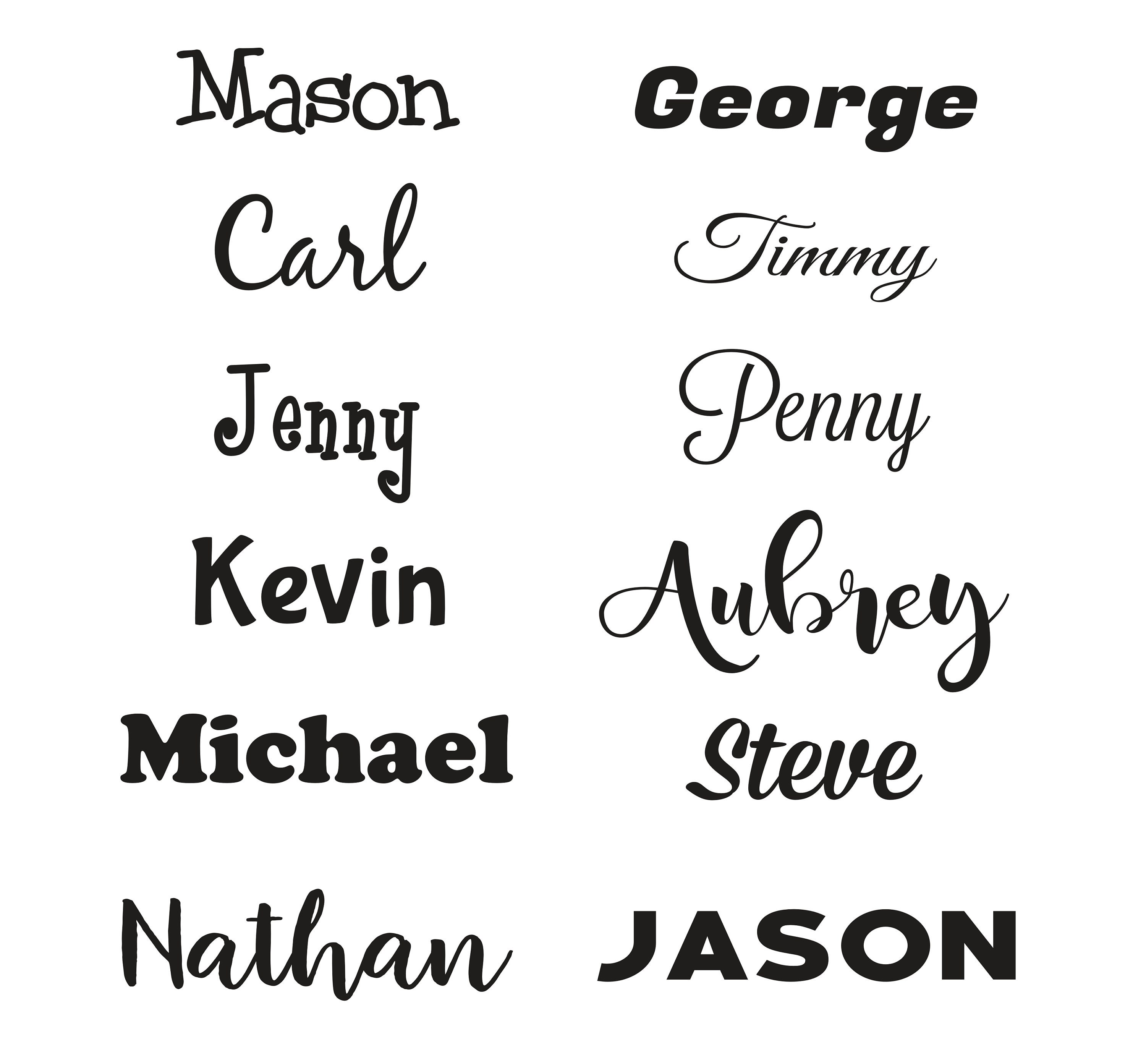 Kids Name Decal ONLY Children's Name Decal for a Toy Etsy