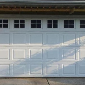 Garage Door Windows Decals - Garage Faux Window Decals - Window Decals - Outdoor Garage Door Vinyl Windows - Mock Window Decals