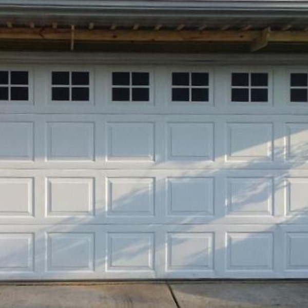 Garage Door Windows Decals - Garage Faux Window Decals - Window Decals - Outdoor Garage Door Vinyl Windows - Mock Window Decals