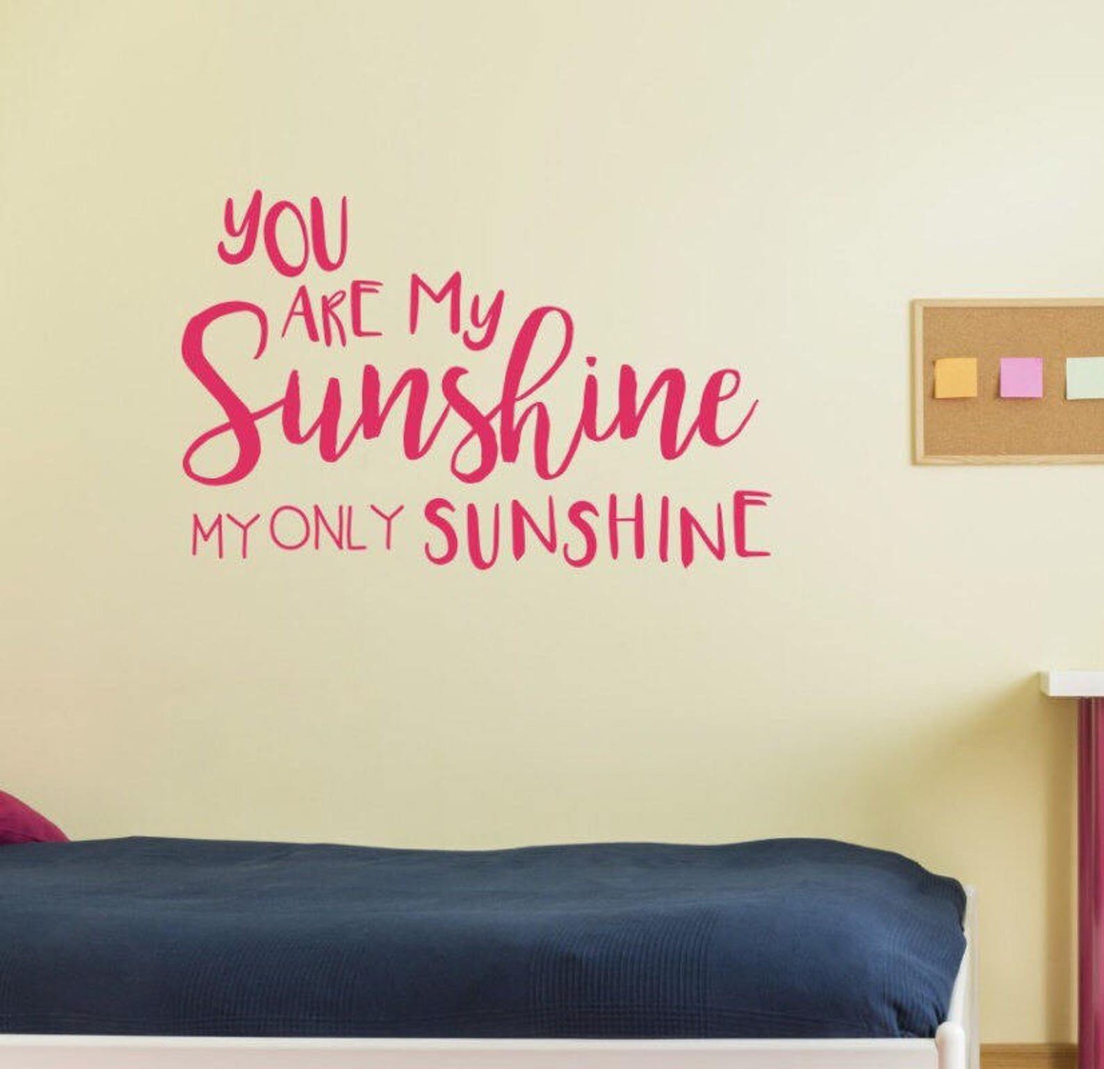 You Are My Sunshine Wall Decal, Kids You Are My Sunshine Decals