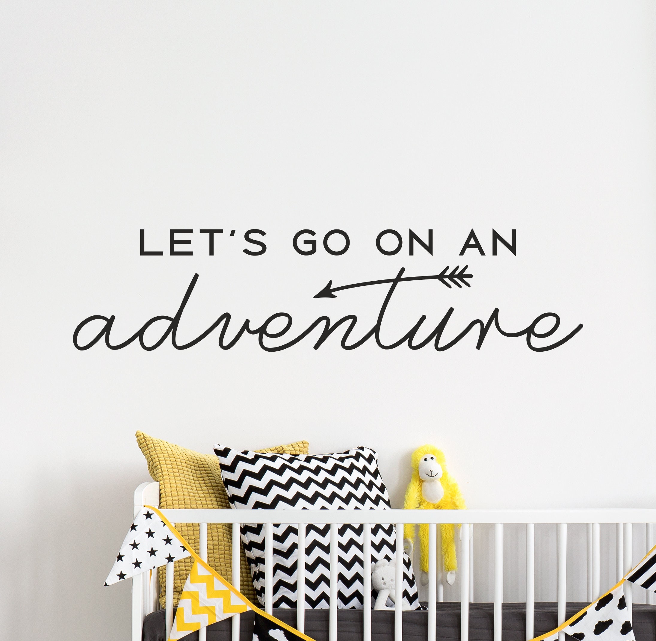 Let's Go on an Adventure Wall Quote Decal Adventure Etsy