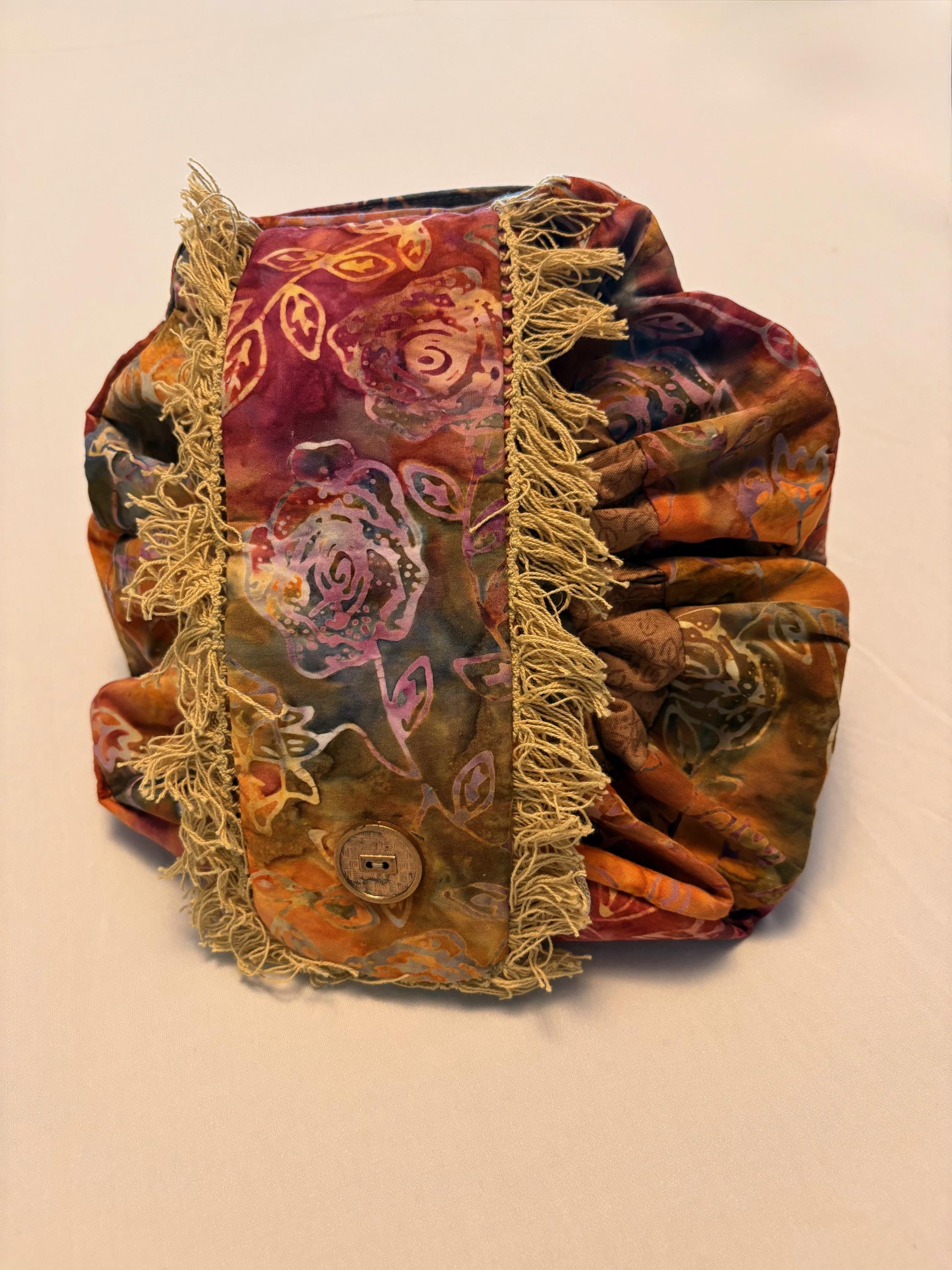 Boho Drawstring Make -Up Bag