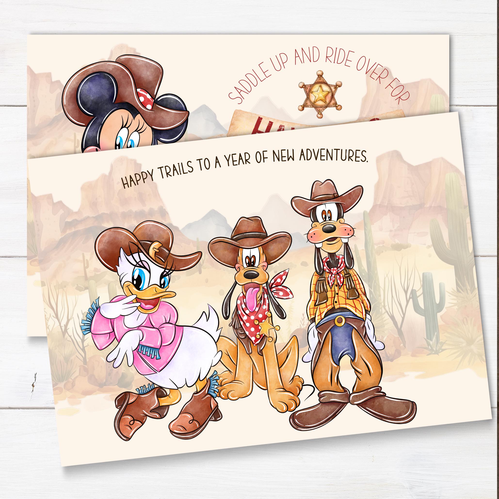 First Rodeo Minnie Inspired Invitation • Cowboy Birthday Party • 1st ...