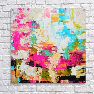 Rainbow Abstract Acrylic Print: High Gloss Plexiglas Art