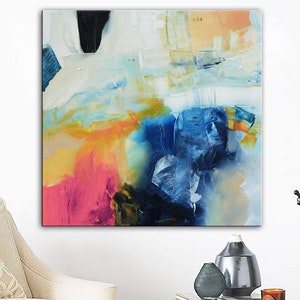 Pink Fuchsia Abstract Canvas Print: Modern Giclee Art, Ready to Hang