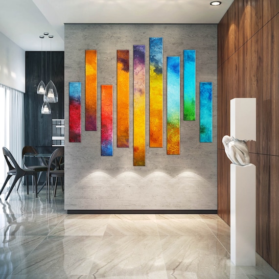 Art Commission Narrow Art Hallway Wall Art Office Wall Art