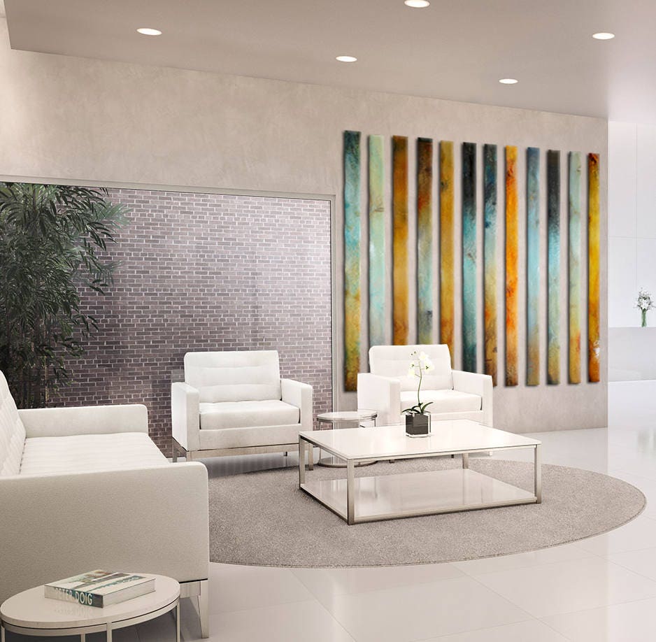 Multiple Panels Foyer Art Curved Large Wall Art Art on Etsy Canada