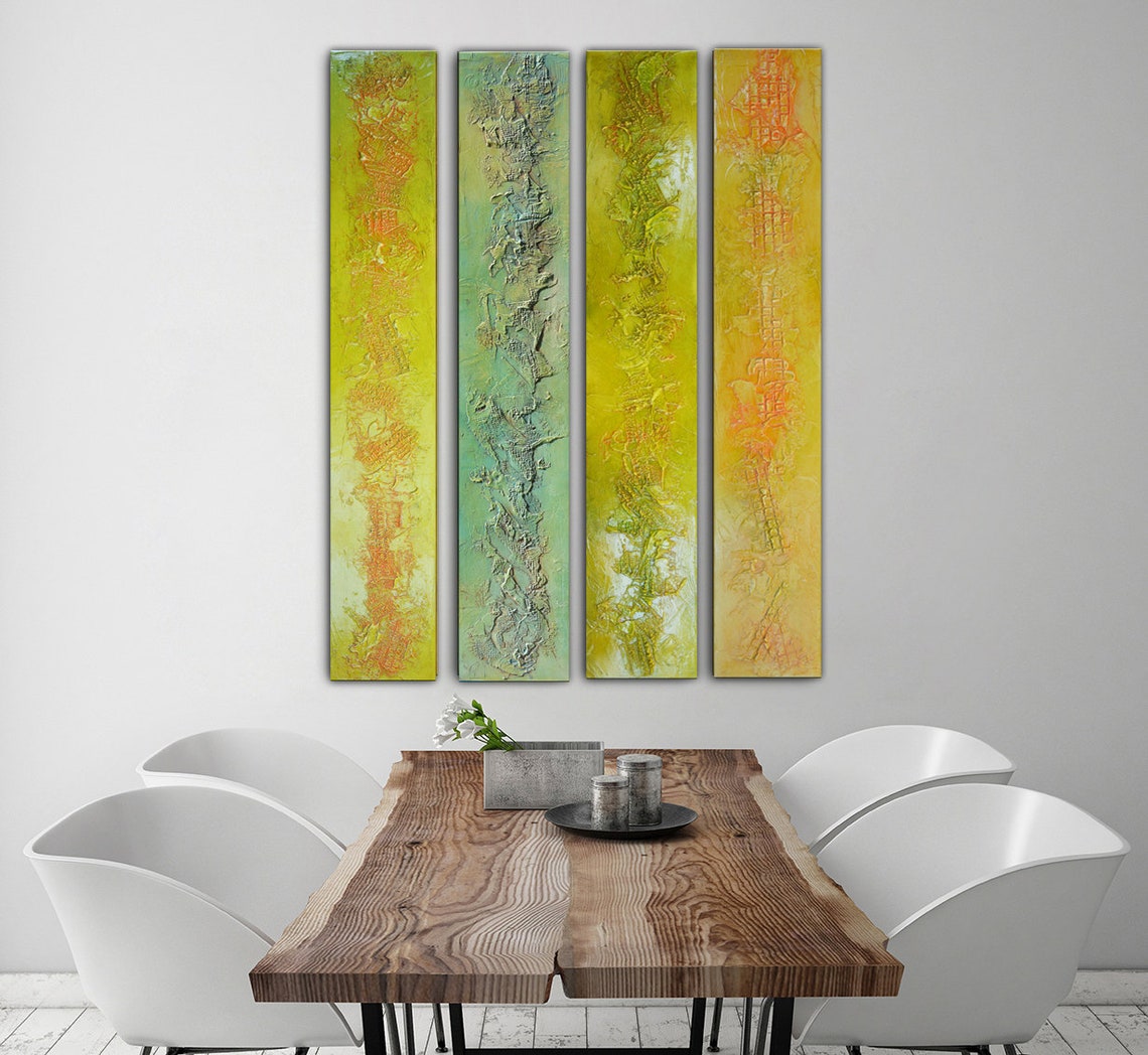 Large Abstract Painting Large Wall Sculpture Modern Etsy