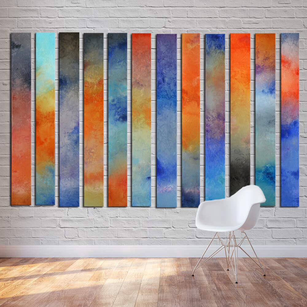 Curved Wall Art Staircase Wall Art Tall Art for High Etsy Canada