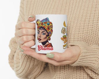 Regalo per Venezolana chama tazza venezolana cibo dal venezuela Tazza da caffè regalo per venezuelano Chama Regalo comida venezolana el avila arepas