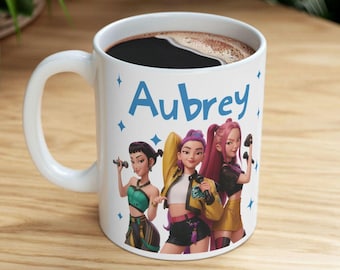 K-pop Demon Hunters Mug | kpop demon hunters gift | Custom Name sharpies mug