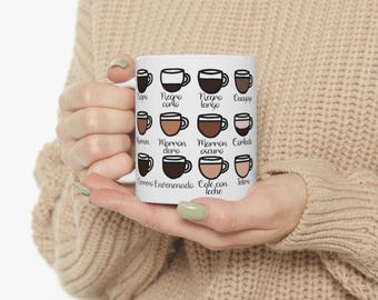Gift for Venezuelan Coffee Mug for coffee lover Venezuela mug venezolana types of coffee