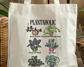 regalo per amanti delle piante, graziosa borsa per piante, borsa ecologica per mamme, genitorialità di piante, regalo per piante da appartamento, giardiniere, amante della natura