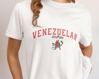 Regalo per la mamma venezuelana, maglietta venezuelana Guacamaya, maglietta venezuelana, regalo per la festa della mamma, mamma venezuelana