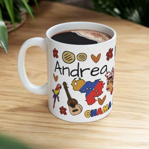 Mug Gift for Venezuelan chama custom Coffee mug venezuelan Heritage Tea Mug Chama birthday gift Idea