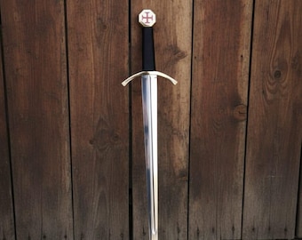 Knights Templar Crusader Medieval Sword Replica |Historical Knight Collectible Gift, Christmas Gift