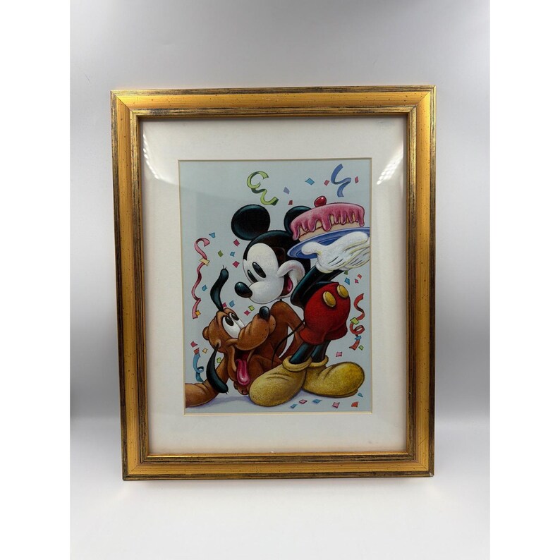 Disney Mickey Mouse Collectibles Framed Art PVC Figure Hats Cap Lot of 4 image 15