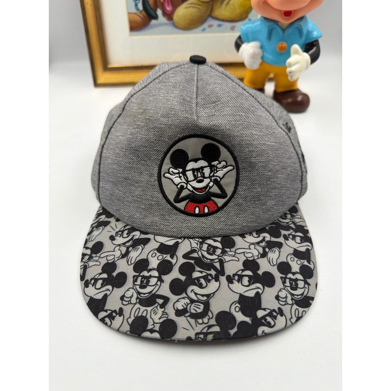 Disney Mickey Mouse Collectibles Framed Art PVC Figure Hats Cap Lot of 4 image 6