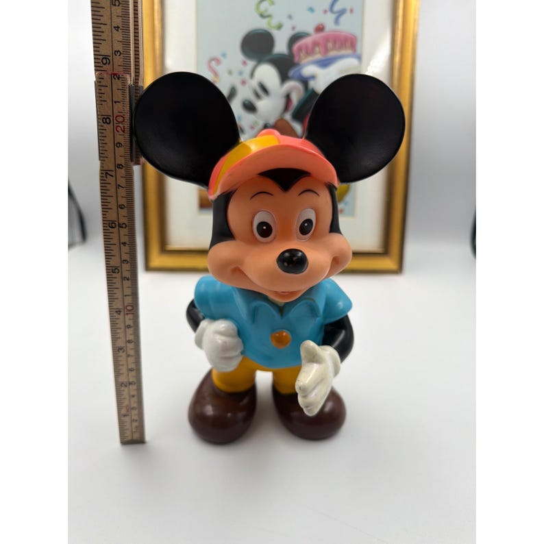 Disney Mickey Mouse Collectibles Framed Art PVC Figure Hats Cap Lot of 4 image 12