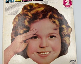 Shirley Temple em Little Miss Broadway - Conjunto de discos de vinil Pickwick 33 - Capa dupla